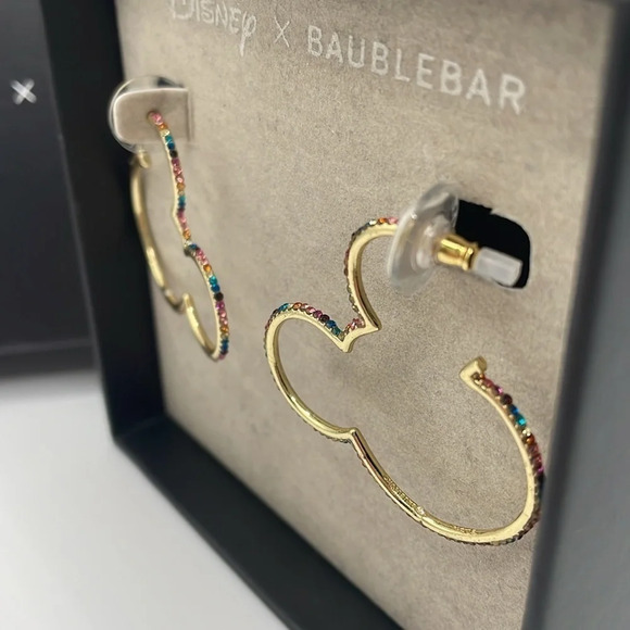 Disney BAUBLEBAR MICKEY MOUSE pierced MULTI COLOR EARRINGS BRAND NEW - Picture 4 of 6